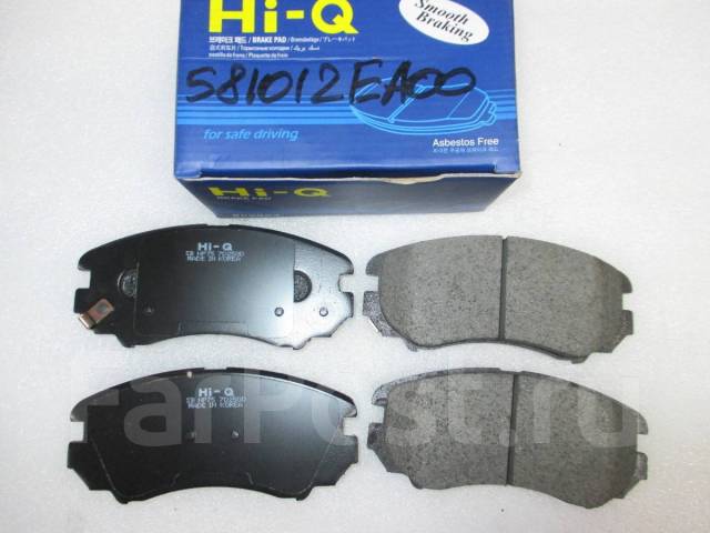 Колодки тормозные передние соната. Hi-q sp1155. 581014la00 Hi q. Hp1155 SANGSIN. 5810126a00.