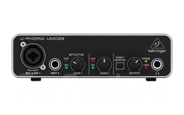 Внешняя звуковая карта behringer u phoria umc22