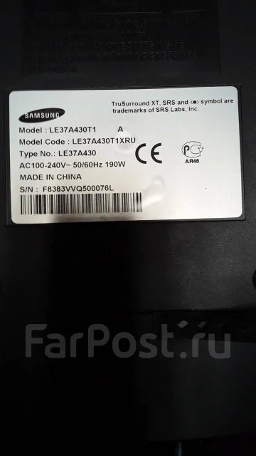 Samsung LE37A430T1. LCD (��) ����