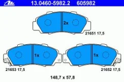 ������� ��������� �������� honda accord civic cr-v Ate 13.0460-5982.2 Honda: 45022-S10-A02 45022-SL0-G01 45022-S10-A01 45022-S10-E50 45022-S10-A00 130...
