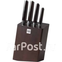 Набор ножей xiaomi huo hou fire kitchen steel knife set с подставкой 6 предметов обзор