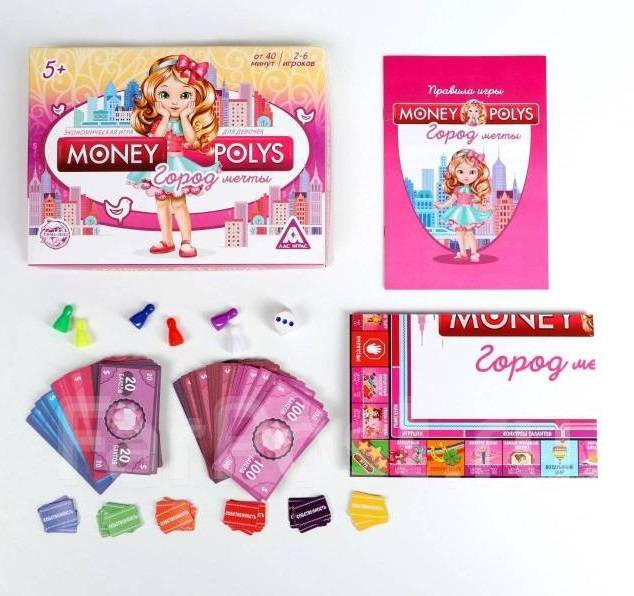Настольная экономическая игра «Money Polys. Город мечты». В наличии ...