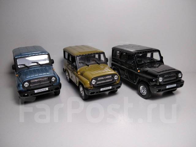 Масштабная модель автомобиля УАЗ Хантер/UAZ Hanter. 1:43 - Сборные и ...