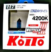 Лампы галогенные Koito Whitebeam P0755W. H7. Комплект 2 шт. В наличии! P0755W фото