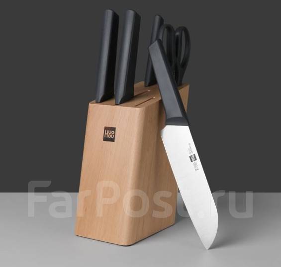 Набор ножей Xiaomi Huo Hou Fire Kitchen Steel Knife Set 6, новый, в ...
