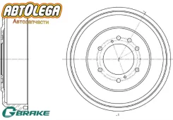 ������� ��������� G-brake Nissan Terrano R50 / Datsun D22 GD-06425 ����