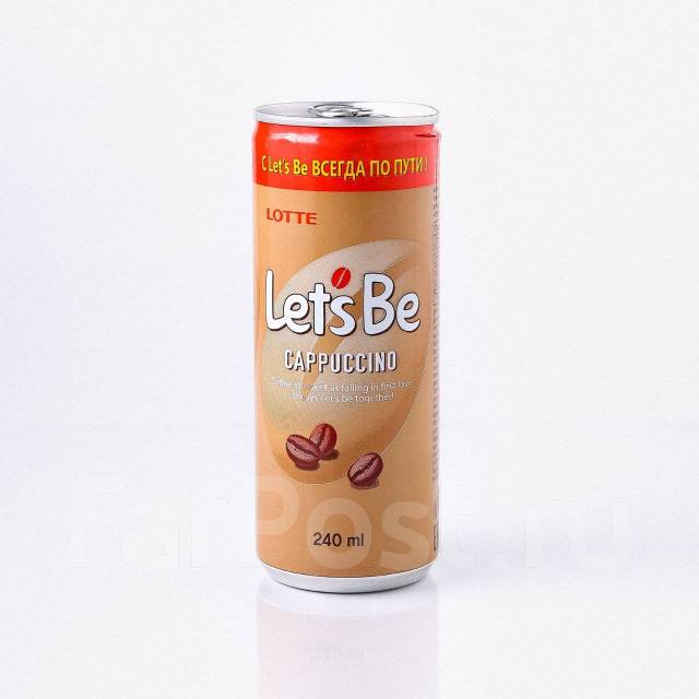 Кофе в банке Lets be Cappuccino 240мл (Летс би капучино) 1/30, в ...