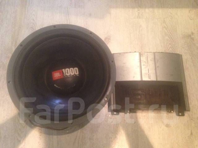 Сабвуфер + усилитель JBL - Динамики и сабвуферы в Москве