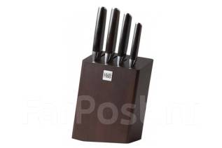 Набор ножей xiaomi huo hou fire kitchen steel knife set с подставкой 6 предметов обзор