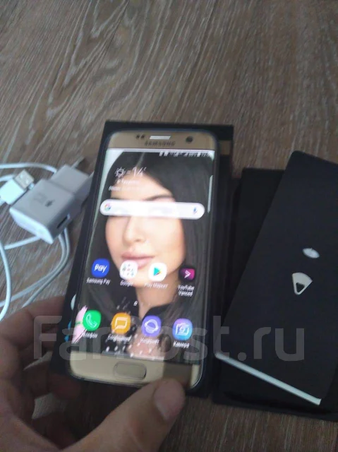 Samsung Galaxy S7 Edge. �����, �������, 4G LTE, Dual-SIM, NFC ����