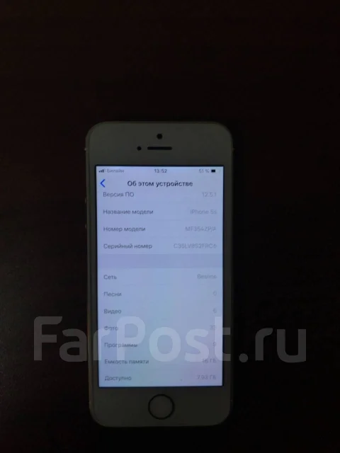 Apple iPhone 5s. �/�, ������, 3G, 4G LTE ����