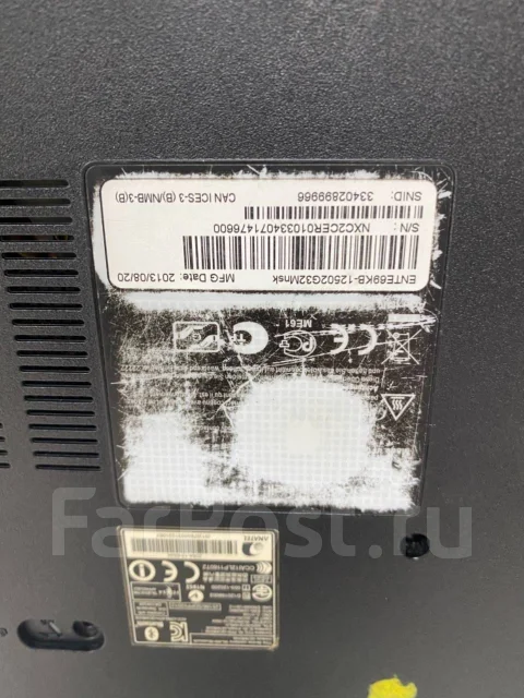 Acer Aspire E1. 15.6", 1,4����, ��� 4 ��, ���� 60���, WiFi: 1, Bluetooth: 1, ����������� �� 2��. ����