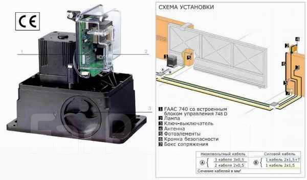 Схема faac 741