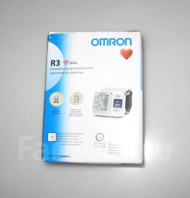 Измеритель артериального давления (тонометр) на запястье Omron R3, б/у ...