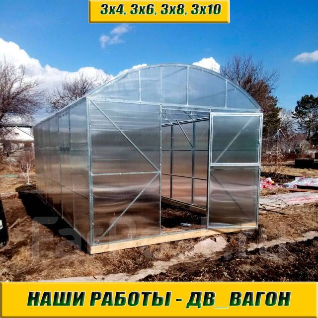 Теплица 3 На 6 Из Поликарбоната Фото