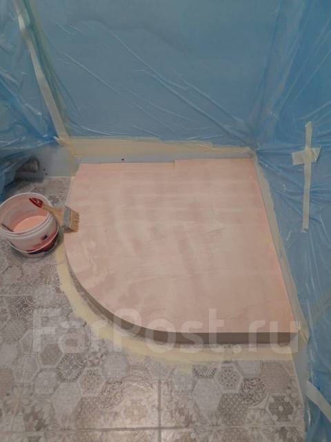 Укладка напольной плитки ПВХ, ламината, фанеры, обои, ремонт, санузел ...