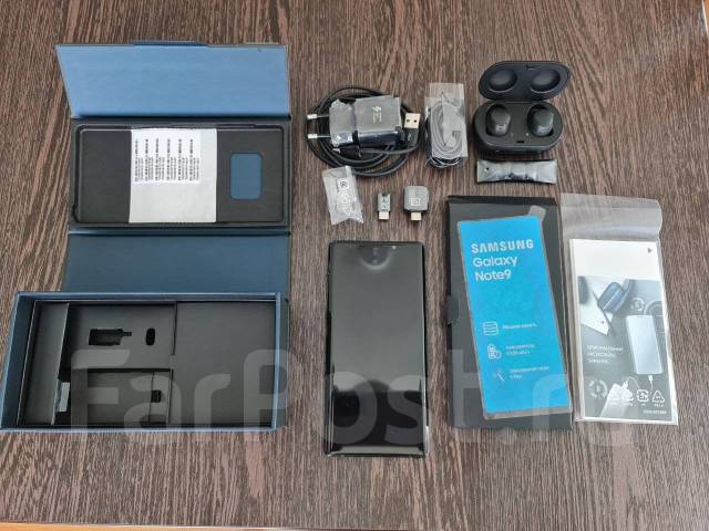 Samsung Galaxy Note 9 Black 128 gb Buds 6.40