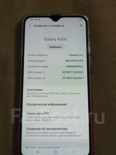 Samsung Galaxy A30s. �/� ����
