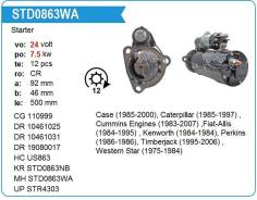 ������� Volvo Various Models [D12] 24V, 12T Motorherz STD0863WA ����