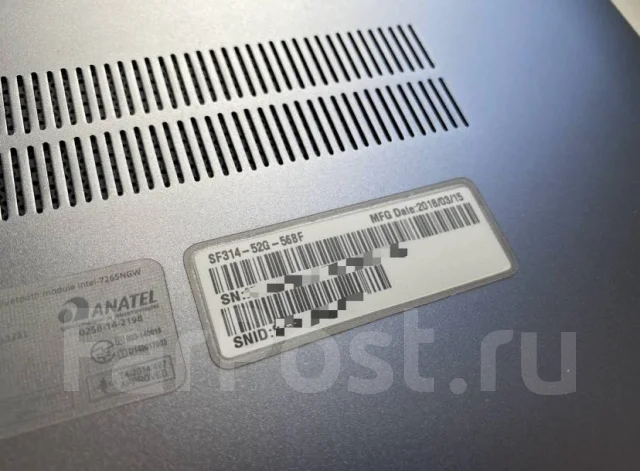 Acer Swift 3 SF314-52G. 14", 1,6����, ��� 8 ��, ���� 128���, WiFi: 1, Bluetooth: 1, ����������� �� 8��. ����
