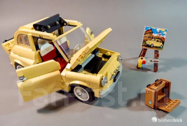 Конструктор lion king 180163 fiat 500 аналог lego 10271