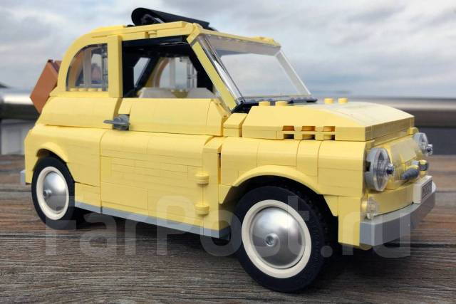 Конструктор lion king 180163 fiat 500 аналог lego 10271