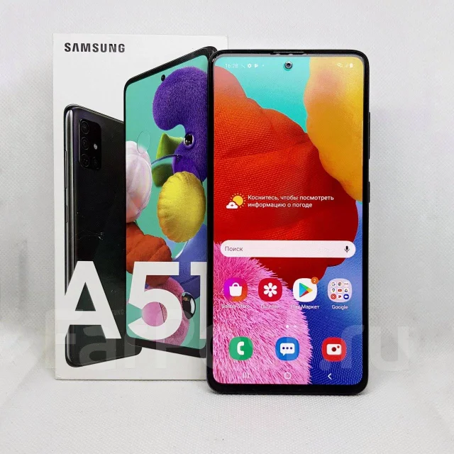 Samsung Galaxy A51. �/�, ������, 4G LTE, Dual-SIM, NFC ����