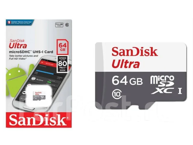 MicroSDXC. 64���. ��� ����� �� ������������ ����