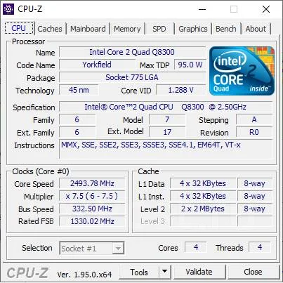 Intel Core 2 Quad Q8300 ����