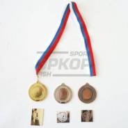 Медаль Лидер 50мм с лентой вкладыш бронза MD67 фото