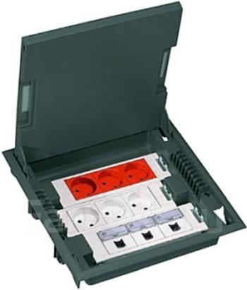 Напольная коробка для розеток 12 модулей Mosaic 89605, новый, в наличии ...