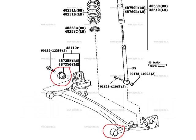 Передняя подвеска тойота пробокс устройство схема