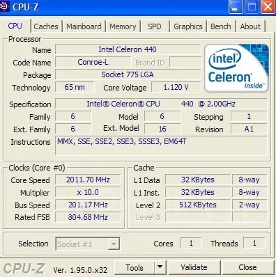 Intel Celeron 440 ����