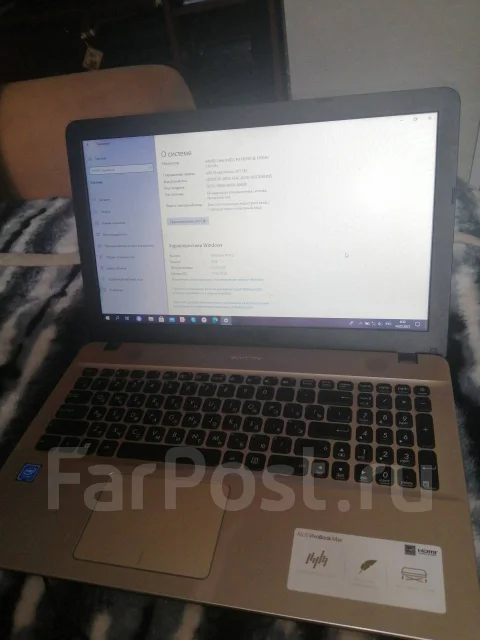 Asus VivoBook Max. 1,1����, ��� 4 ��, ���� 4���, WiFi: 1, Bluetooth: 1 ����
