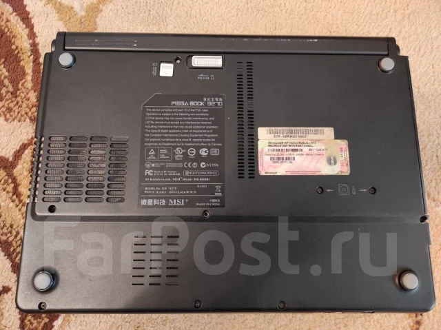 MSI S270. 12", WiFi: 1 ����