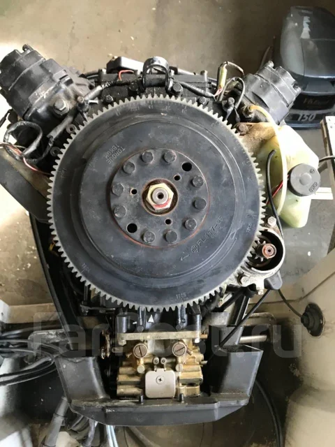 Yamaha. 225��.�., 2-�������, ����������, ���� X (635 ��), 1989 ��� ����
