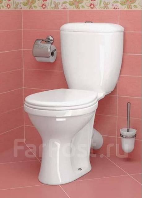 Унитаз напольный Santeri \"Виктория\" белый в сети Мистер Т - Сантехника ...