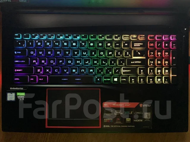 MSI GE75 Raider 9SF. 17.3", 2,6����, ��� 16 ��, ���� 1 500���, WiFi: 1, Bluetooth: 1, ����������� �� 3��. ����