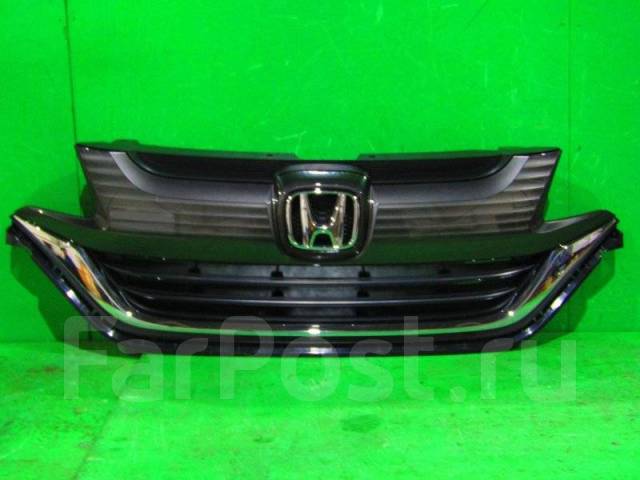 Как снять решетку радиатора honda freed