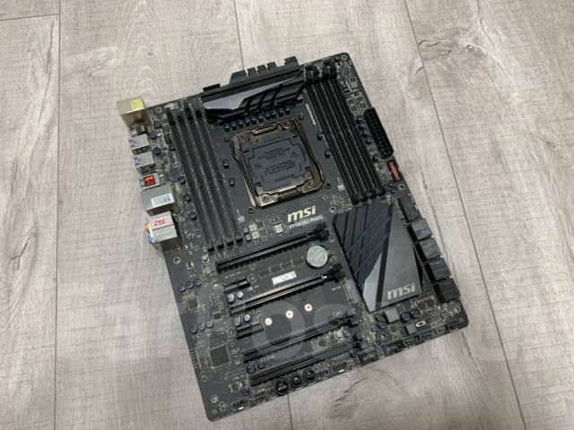 MSI X99A SLI Plus, Socket 2011 v3, б/у, в наличии. Цена: 10 000₽ во ...