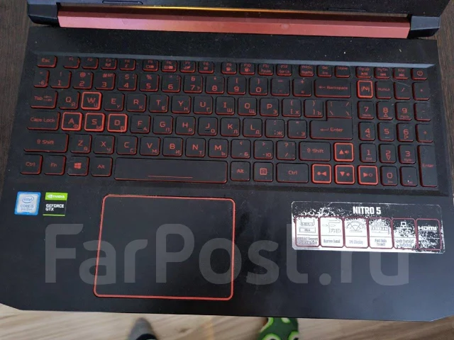 Acer Nitro 5 AN515-54. 2,4����, ��� 16 ��, ���� 500���, WiFi: 1, Bluetooth: 1 ����