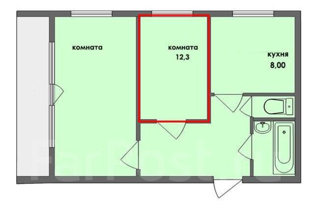 121 планировка 2 комнатной квартиры