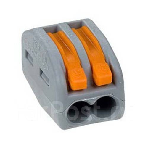 Строительно-монтажная клемма СМК 222-412 2х2,5 с рычажком (аналог клем ...