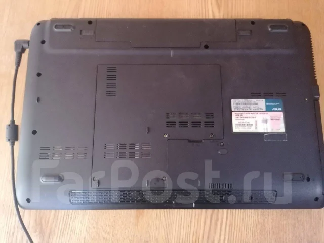 Asus K72DR. 17.3", 2,3����, ��� 4 ��, ���� 465���, WiFi: 1, Bluetooth: 1 ����