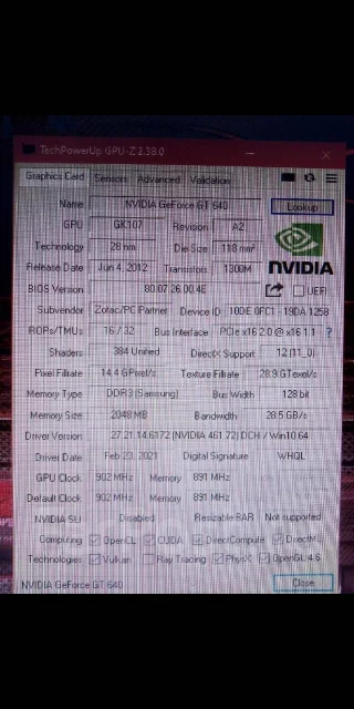 GeForce GT 640 ����