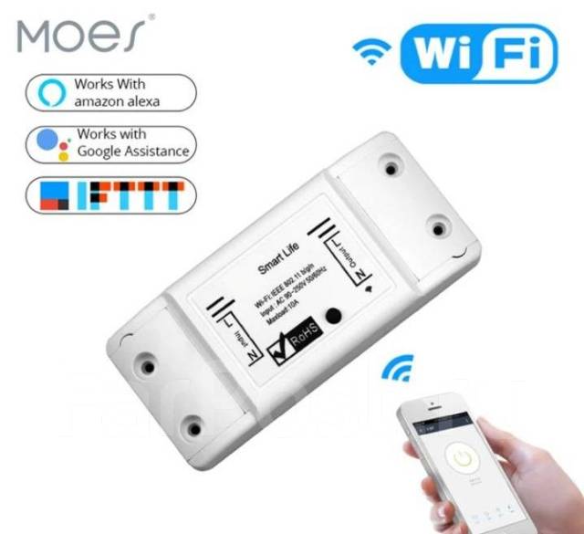 Wi-Fi реле для умного дома (Wi-Fi модуль), новый, под заказ. Цена: 800 ...