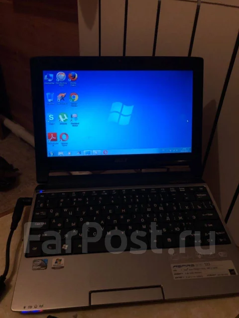 Acer Aspire One 533. 1 500����, ��� 2048 ��, ���� 284���, WiFi: 1, Bluetooth: 1, ����������� �� 6��. ����