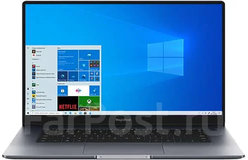 Honor MagicBook 14. 14", 3,7����, ��� 8 ��, ���� 250���, WiFi: 1, Bluetooth: 1, ����������� �� 11��. ����