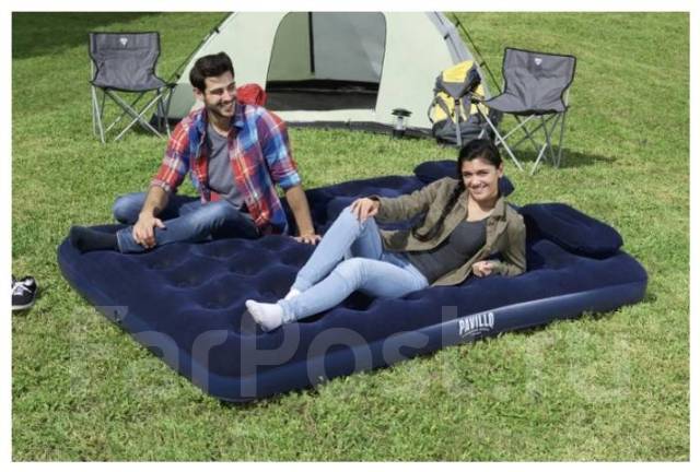 Надувной матрас Bestway Flocked Air Bed 67374 матрац, новый, в наличии ...