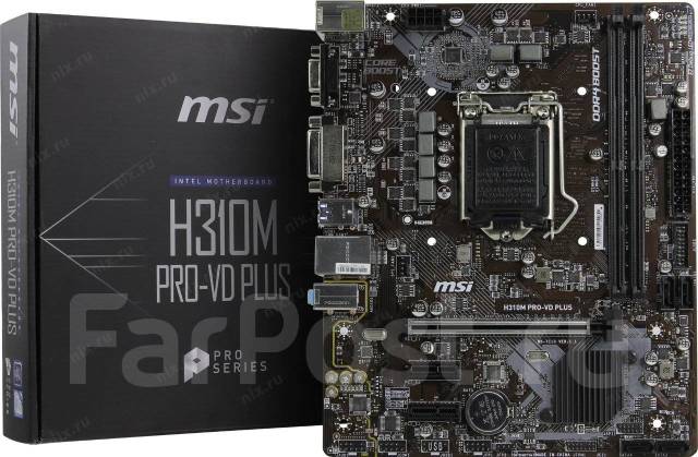 Материнская плата MSI H310M PRO-VD PLUS LGA 1151 v2, новый, в наличии ...